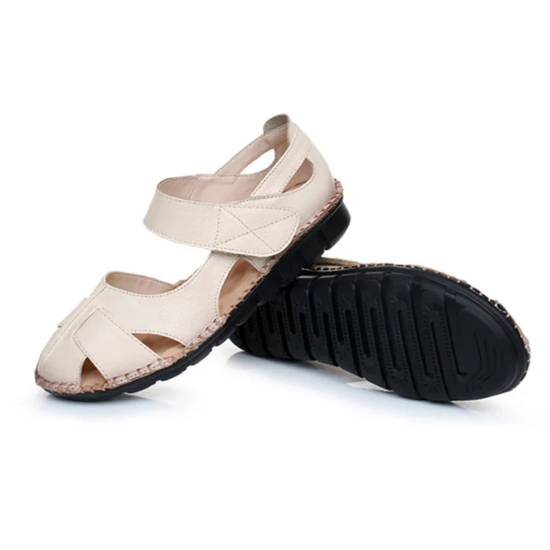 SNURULANMother sandals middle-aged women summer new soft-bottomed fashion sandals casual comfortable non-slipladies sandals E137