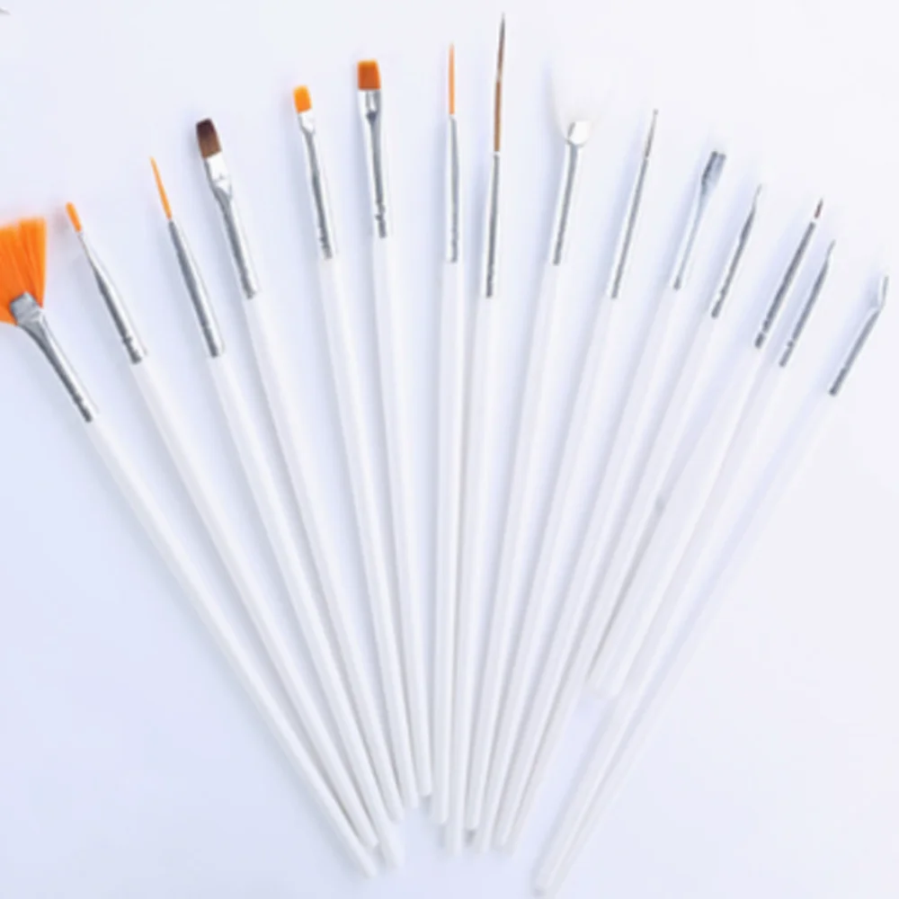 Multi Pattern Painting Brushes Set Multipurpose Fondant Brush Coloring Dolls,Nail Details Brushes