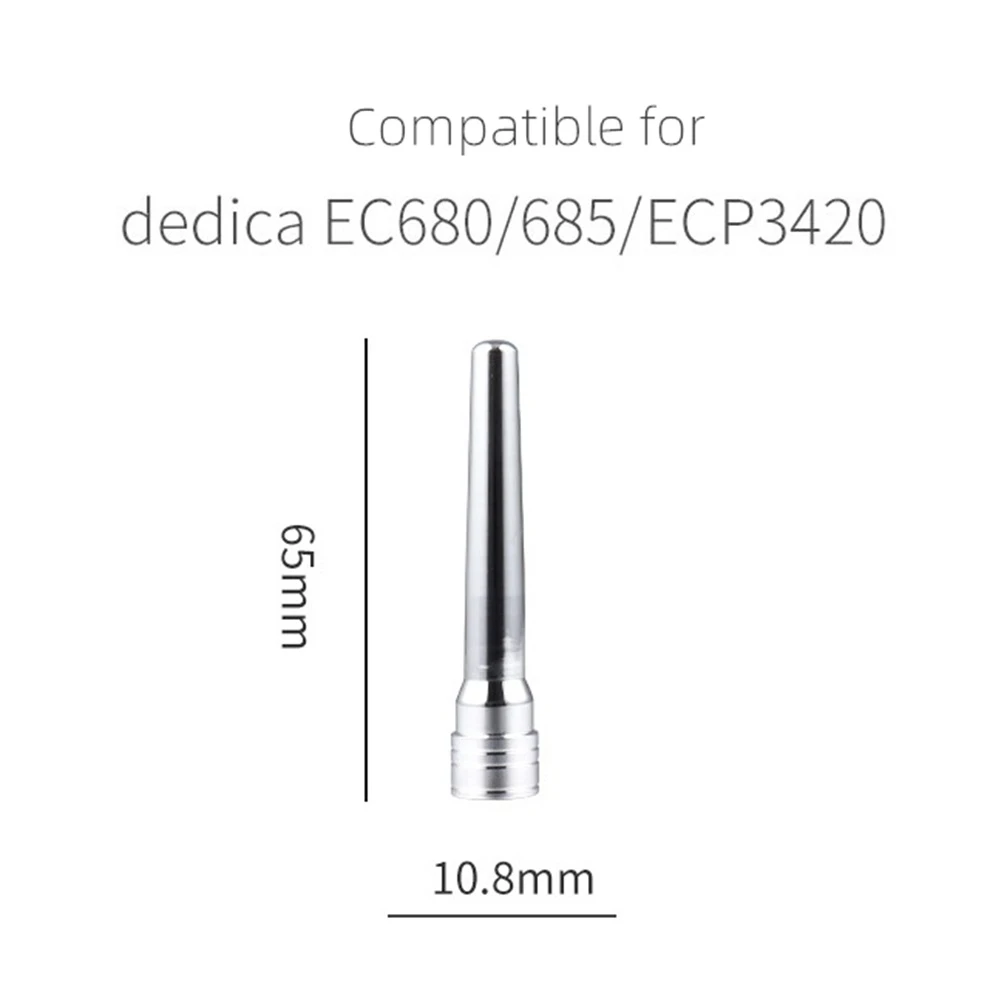 Boquilla DE Boquilla de acero inoxidable, boquilla de boquilla para dedicado EC680/EC685, EC9335, ECP3420, ECO310, tubo interior de espuma de leche