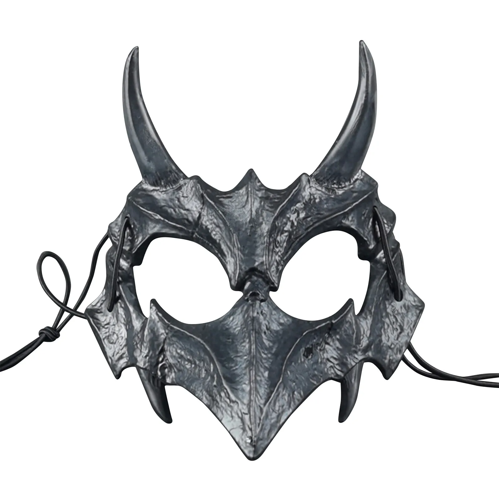 Anime japonês dragão deus esqueleto meia máscara facial cosplay animal esqueleto máscaras unisex halloween carnaval festa adereços assessor