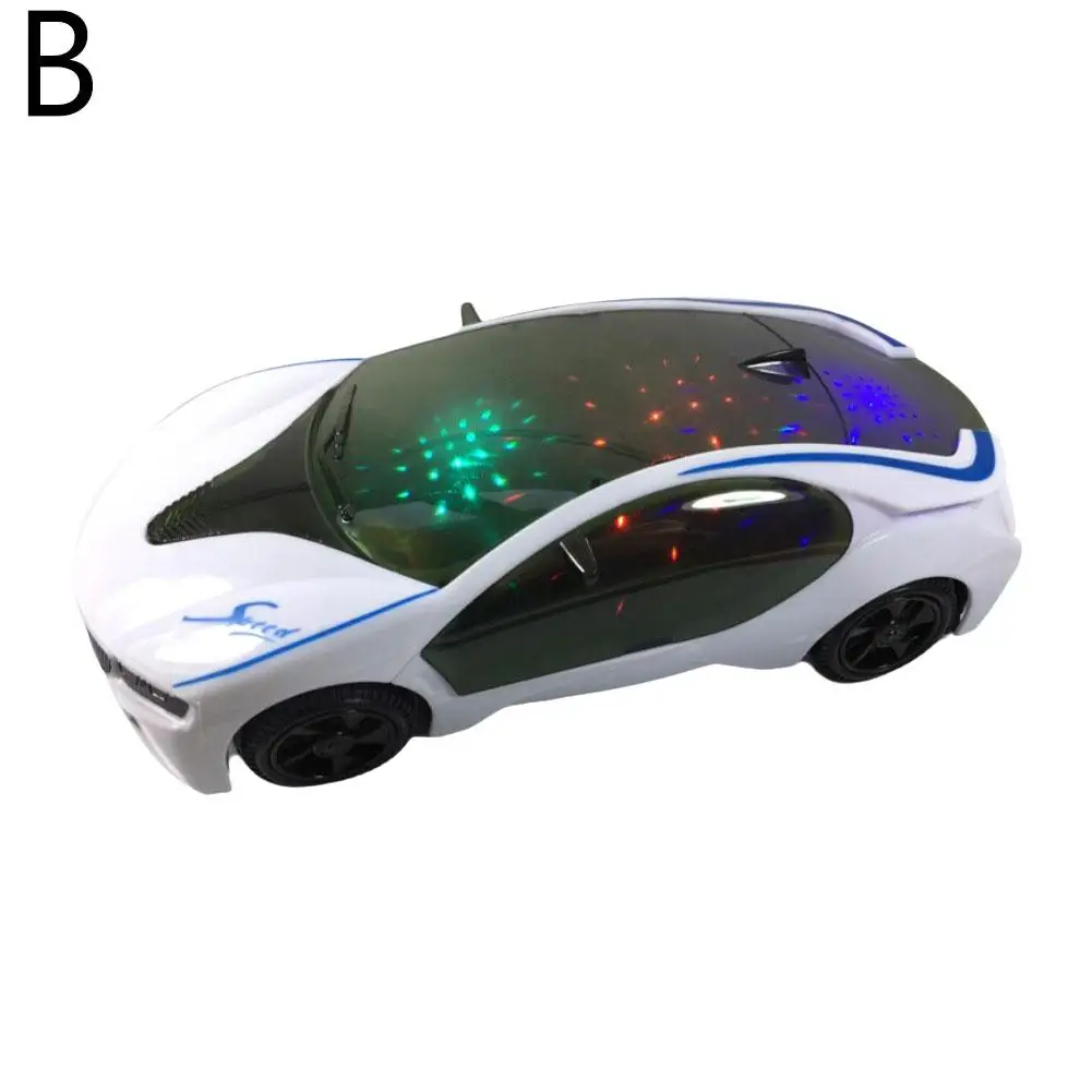 Led Car Toys Flashing Light Electric Universal Car Toys Music Sound Toy Car For Kids Children Gifts O3b9