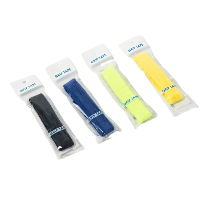 Random Color Towel-textured Grip Tape for Badminton Rackets Sweat-absorbing and Non-slip Tennis Racket Semi-porous Grip Tape