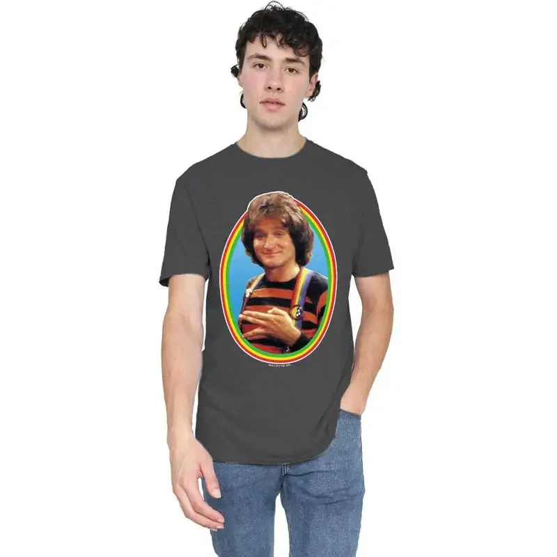 Mork Mindy T Shirt S 2Xl Charcoal