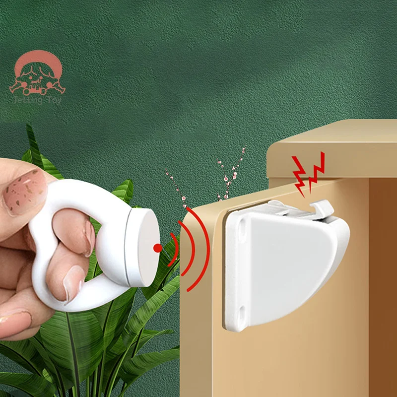 

4Pc/Set Magnetic Drawer Lock Multifunctional Safety Lock Drawer Lock Cabinet Door Lock Invisible Protection Lock Child Lock