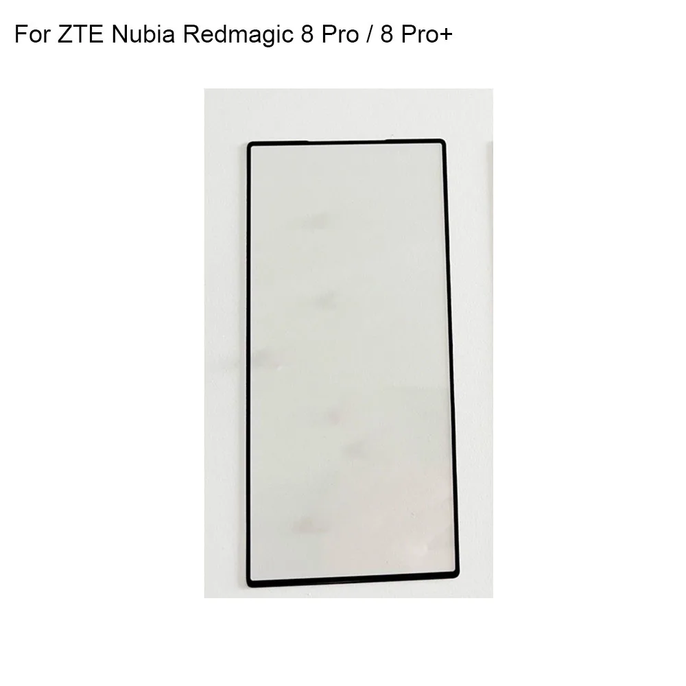 Für zte nubia red magic 8 pro nx927j vordere äußere glas linse reparatur touchscreen außen glas ohne flex kabel rot magie 8pro