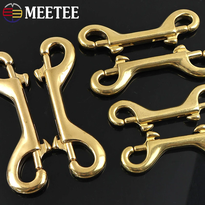 

1/2Pcs 78-100mm Metal Double Ended Hook Buckle Lobster Clasp Snap Clip for Bag Strap Belt Buckles Keychain Hardware Accessories