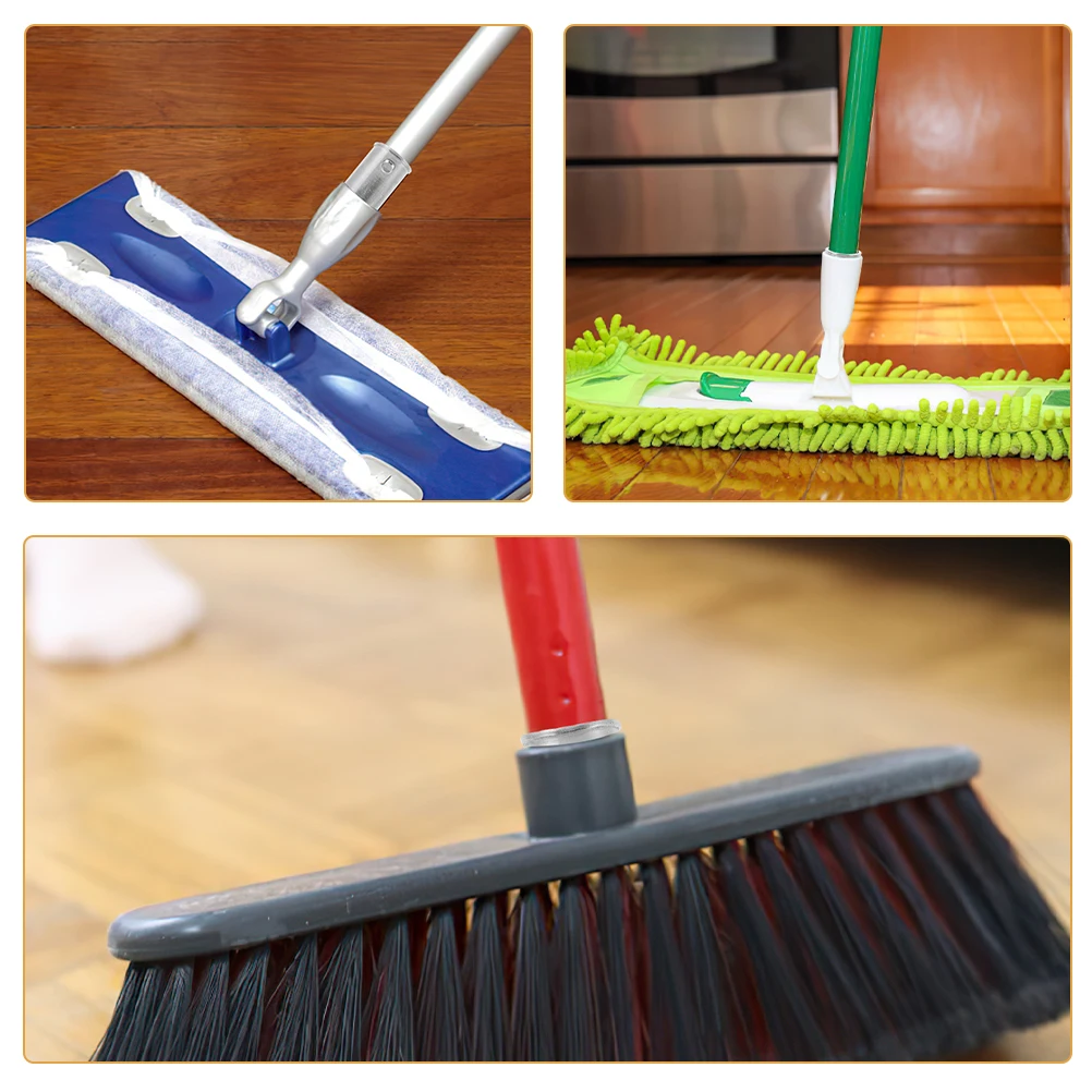 

Threaded Tip Replacement For Extension Pole Aluminum Alloy Broom Handle Adapter Household Cleaning Tools Tips For Handle