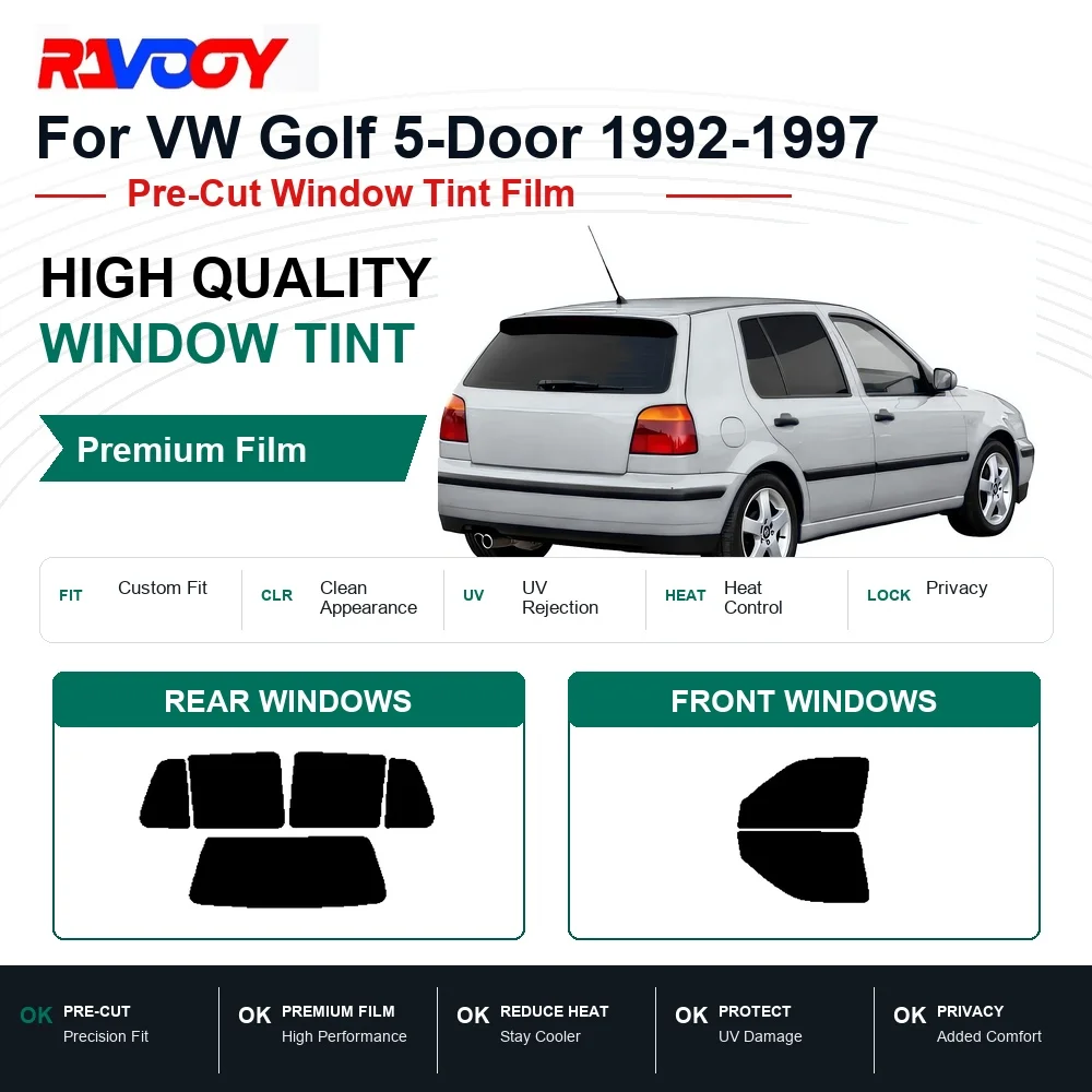 premium-pre-cut-window-tint-for-vw-golf-5-door-1992-1997-front-rear-windows-uv-heat-rejection-privacy-film
