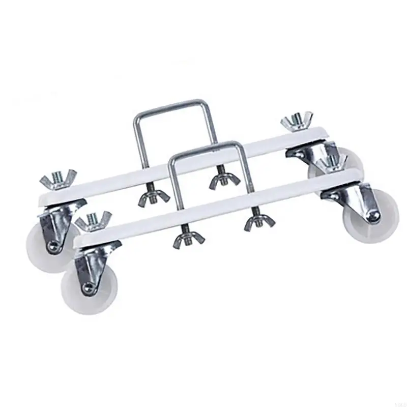 Y5GD 2PCS PARTILHO AQUETRO ELÉTRICO DO RADIADOR RADIADO 360 GRAPA RODA DIRIVIRADOR DO RODA UNIVERSAIS SUPORTE BASE