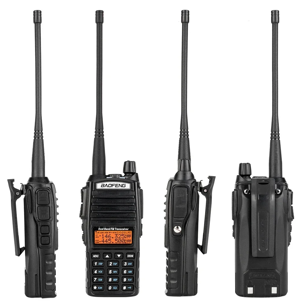 American standard UV-82 5W 2000mAh analog walkie-talkie split charging headphones for adults