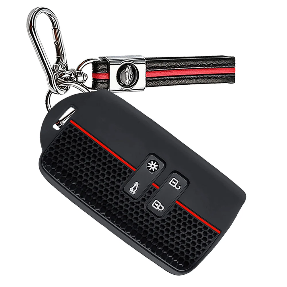 Silicone Car Key Cover Case for Dacia Logan 3 for Renault Captur Zoe Espace 5 Clio Megane 4 Arkana Arcan Key Holder Shell