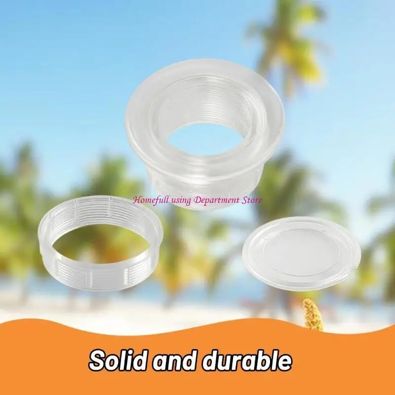 Deck Table Hole Cover Insert Parasol Umbrellas Hole Rings Plug and Caps Set