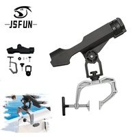 JSFUN 1PC Fishing Bracket Multifunctional Directional Fishing Rod Bracket Rotatable Seat Diagonally Inserted Fishing Accessories