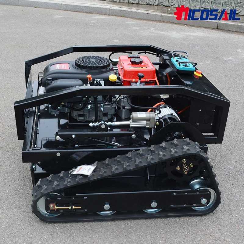 Time-Saving Remote Control Crawler Mower for Home Garden Commercial Landscaping