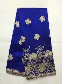 African George Fabric High Quality Nigerian George Lace Fabric,Royal Blue African Swiss Lace Fabric For Nigerian Wedding Party