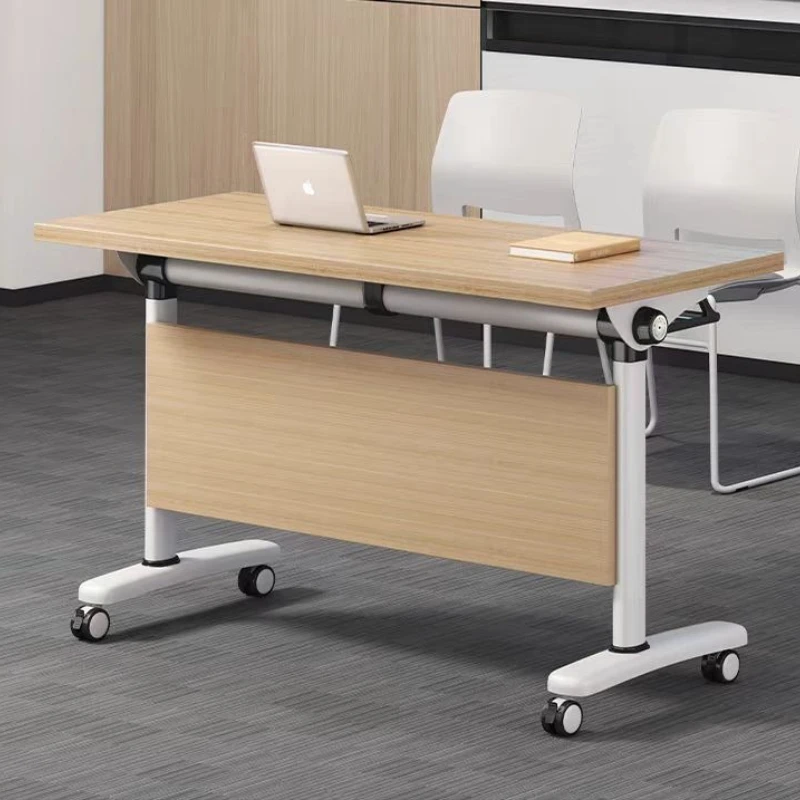 Organisateur bureau réception roues écriture Table amovible accessoires pliants Mesa De Escritorio mobilier De bureau moderne
