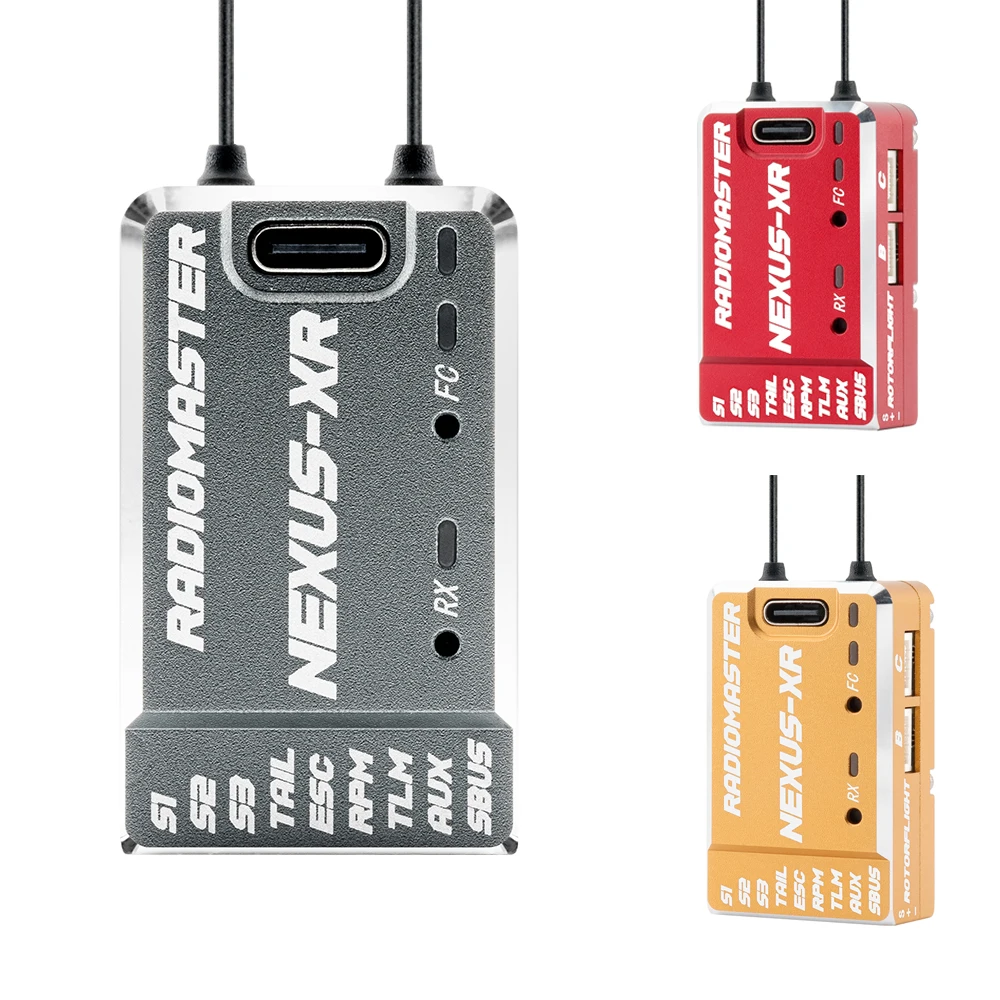 

Radiomaster Nexus-XR Helicopter Flight Controller 2.4G ELRS Receiver Built In Black Box