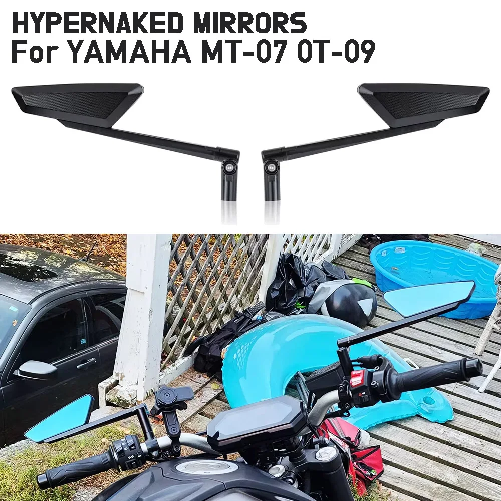 For YAMAHA MT-09 GEN4 2024 Motorcycle Mirror  MT 09 Accessories Hypernaked Mirrors Side Rearview MT-09 MT-07 MT 07 MT09 Gen 4