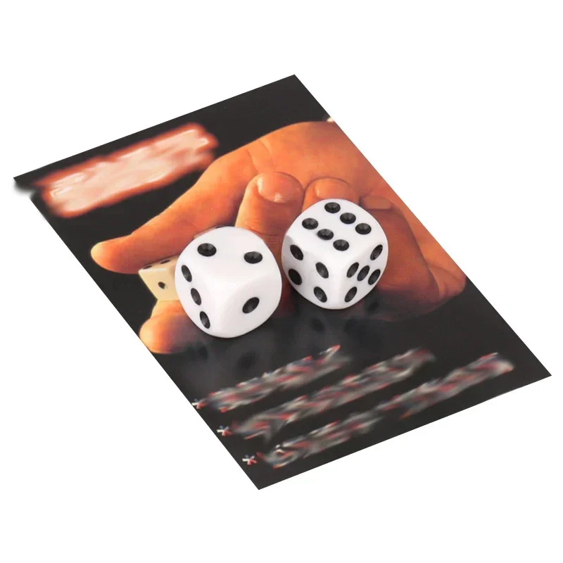 روسيا النرد 2 قطعة ملحقات النردات السحرية الخدع السحرية عن قرب ماجيا للتحايل الدعائم اللعب الكلاسيكية الفوز الدعائم الاطفال لعبة بار خدعة متعة