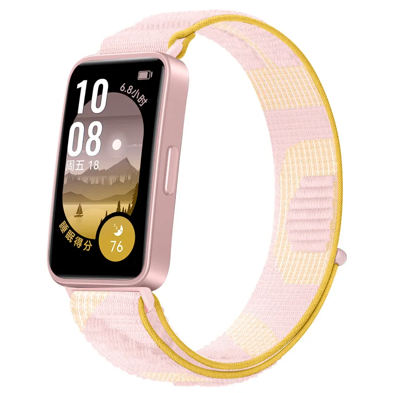 Sports Nylon Loop Strap for Huawei Band 10/9/8 Official Replacement Bracelet Belt Huawei Band 9/10 Wristband Correa Accessories