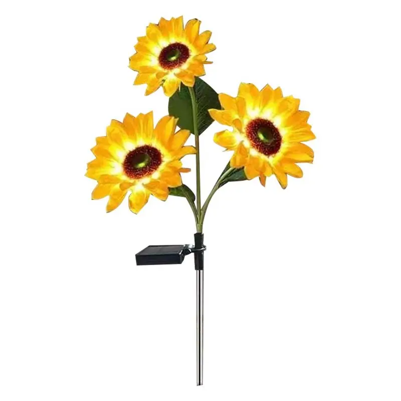 Solar Angel Lights With Sunflower Waterproof Outdoor Solar Lights For Christmas Yard Lights With Sunflower Durable