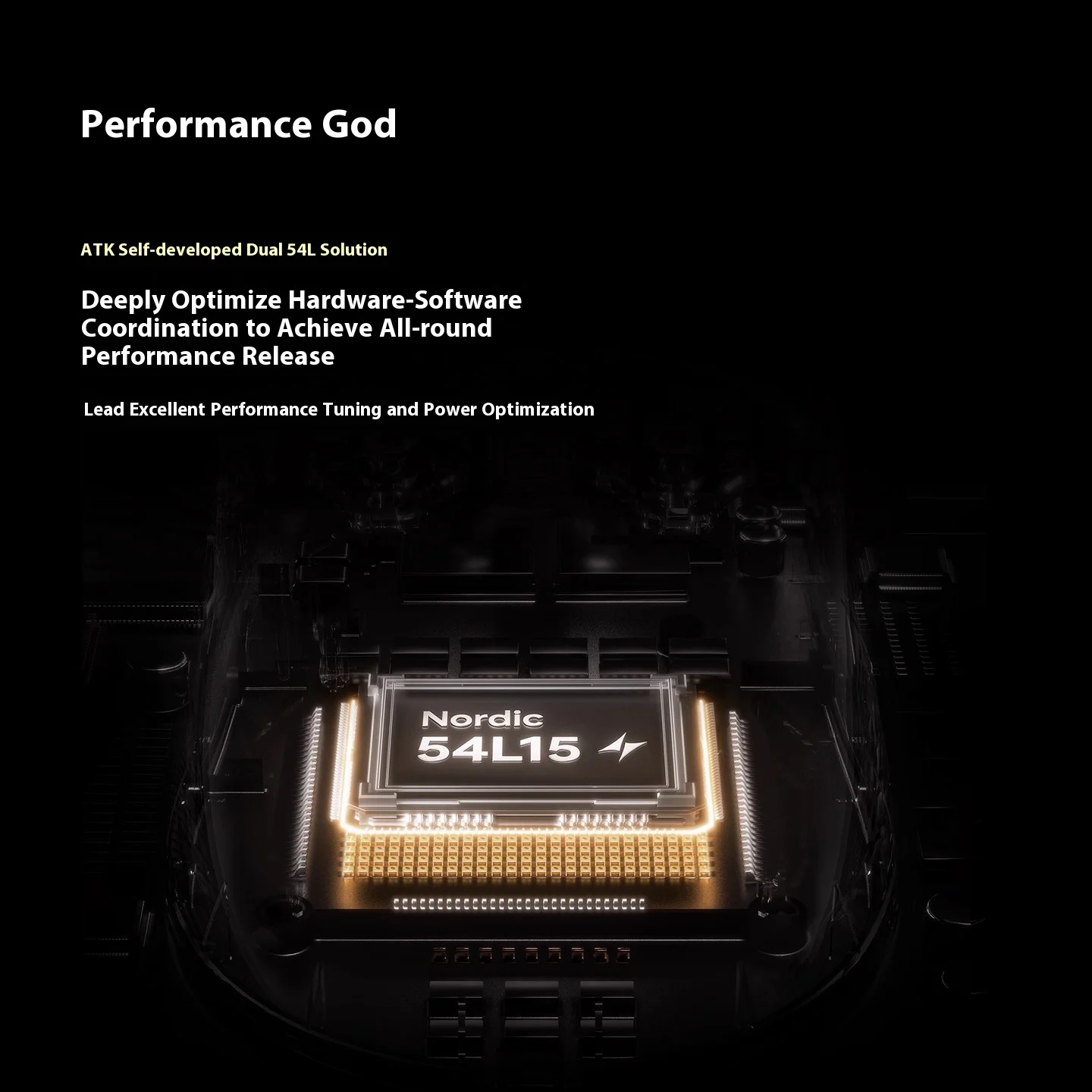 ATK A9 Ultimate ماوس لاسلكي إصدار رئيسي PAW3950UItra 53gUltra خفيف الوزن مريح لعبة E-sports Mice PC ملحقات مخصصة