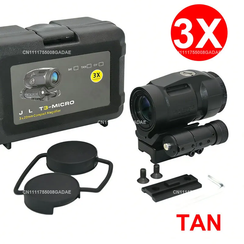 R5XDR GEN II + JULIET5 5X Combo Kit JULIET3 3X Vergrootglas Geweer Holografische Red Dot Richtkijker Omklapbaar 20mm Picatinny Montage
