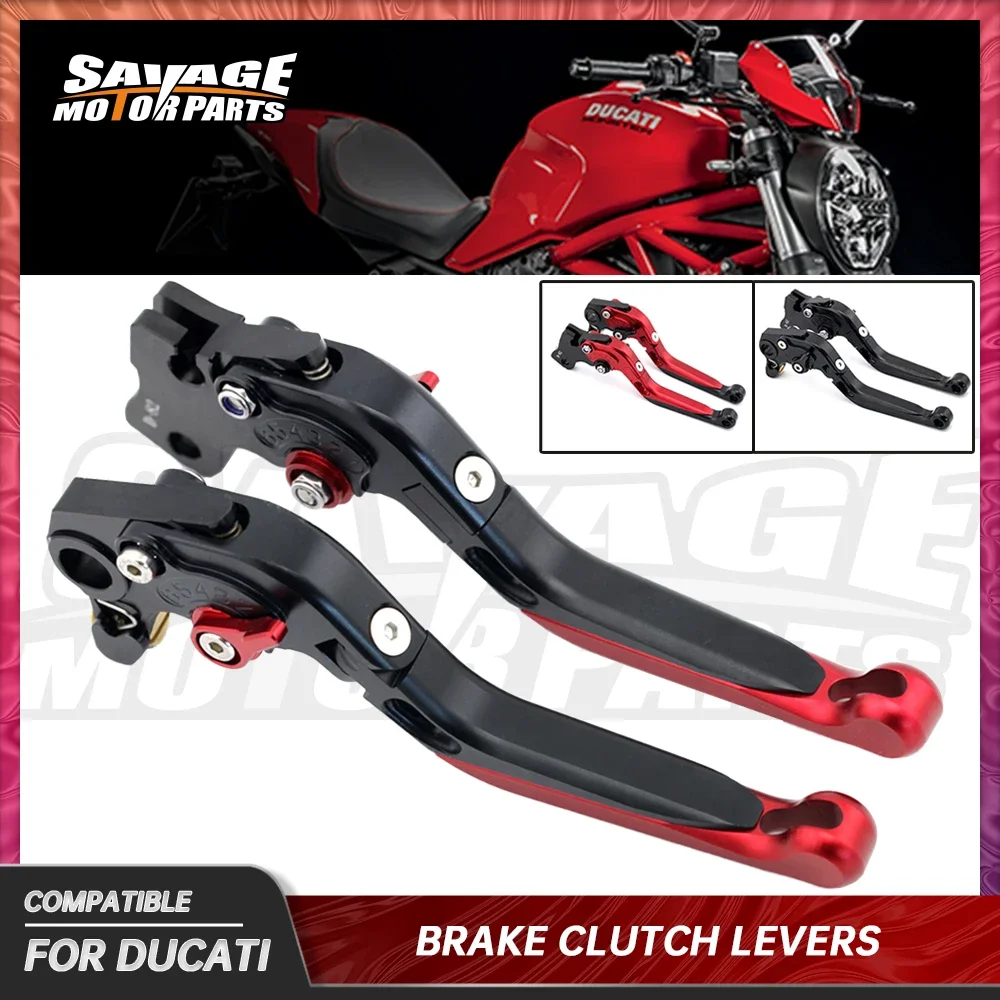 

Brake Clutch Levers For DUCATI MONSTER 821 797 Multistrada 950 HYPERMOTARD 820 939 Handle Folding Extendable Motorcycle Parts