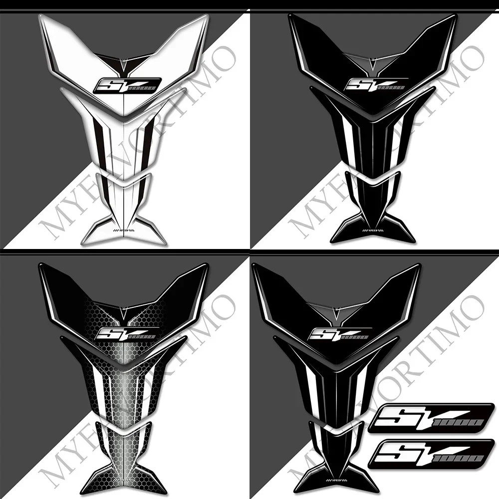 For Suzuki SV1000 SV 1000 S Stickers Decal Knee Tank Pad Fuel Protector Emblem Badge Logo