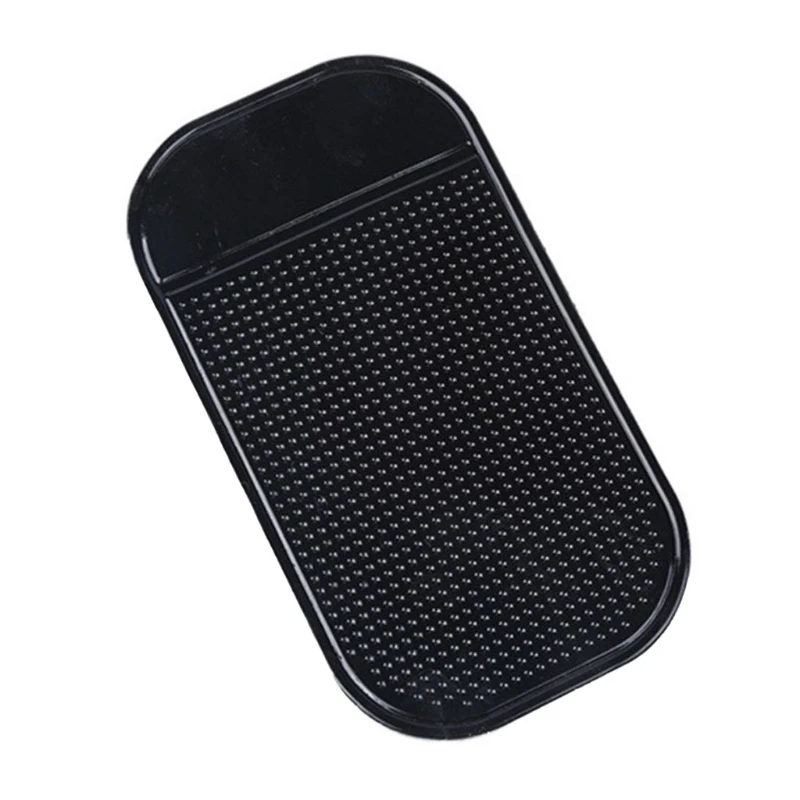 Black Car Grip Mat Holder Anti Slip Silicone Sticky Pad