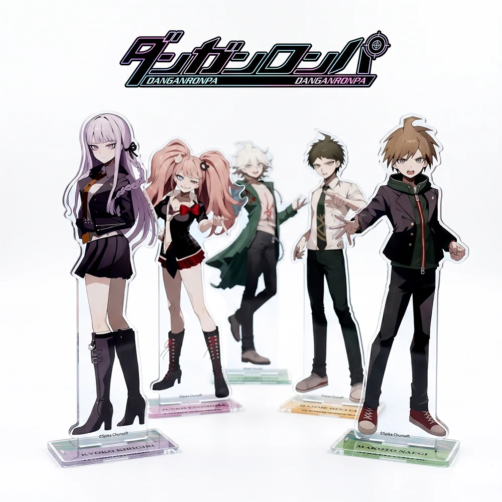 Anime Danganronpa Nagito Komaeda Kyoko Kirigiri 15CM Acrylic Stand Figure Keychain Desk Decor Fans Gift