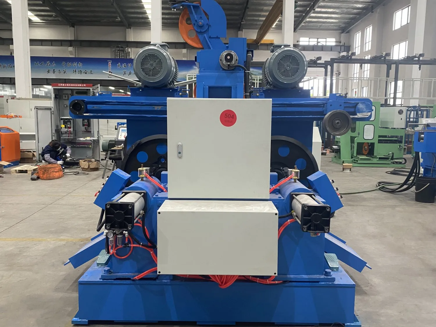 Liqiang Automatische Aufwickelmaschine, Doppelspüler mit Steuerungssystem