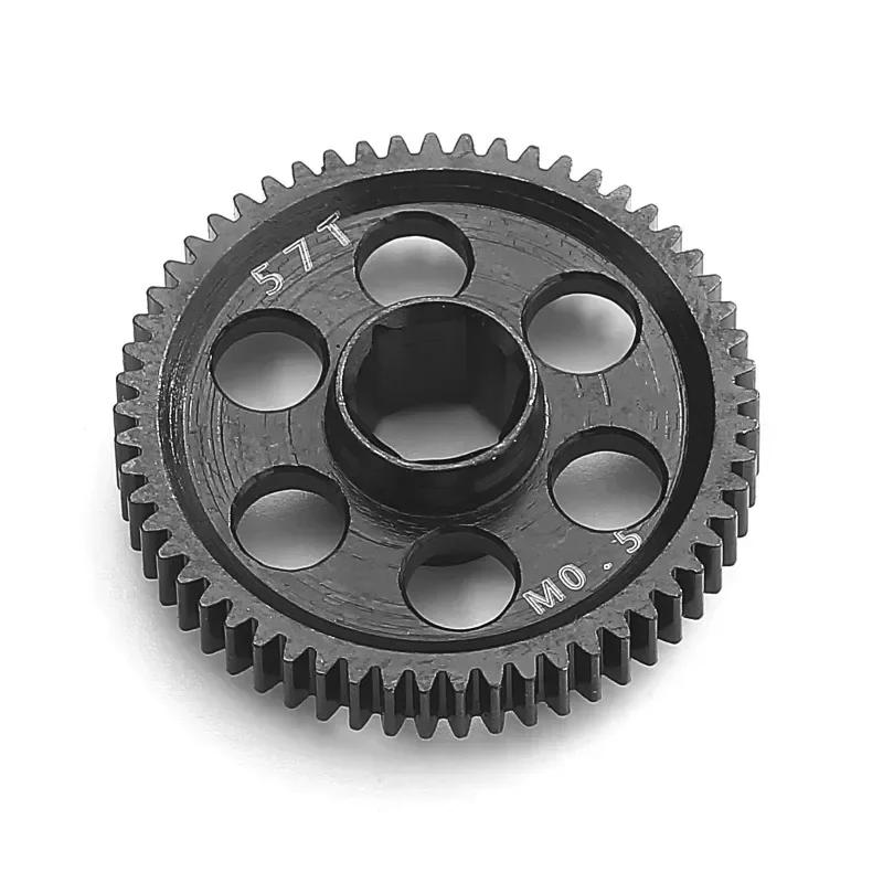 Steel Metal 0.5M 57T 59T Spur Gear Main Gear ARA311196 for 1/18 Granite Grom RC Car Upgrade Parts Accessories