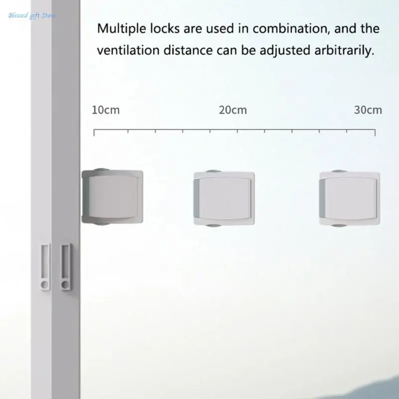 Baby Safety Lock Protective Sliding Window Lock for Home Closet Cabinet Balcony