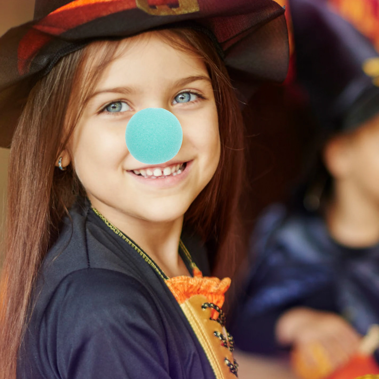 Favores de fiesta de circo, accesorio de nariz de payaso, gafas de Cosplay de Halloween, accesorio Miss Blue