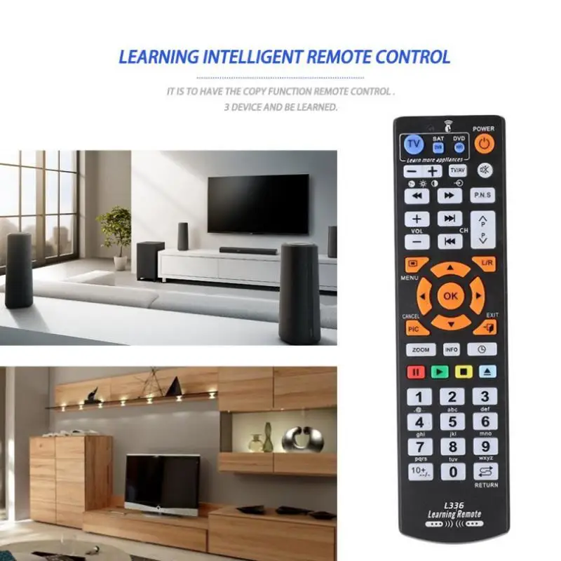 Universal Smart Remote Control Controller  IR Remote Control With Learning Function for TV CBL DVD SAT For L336