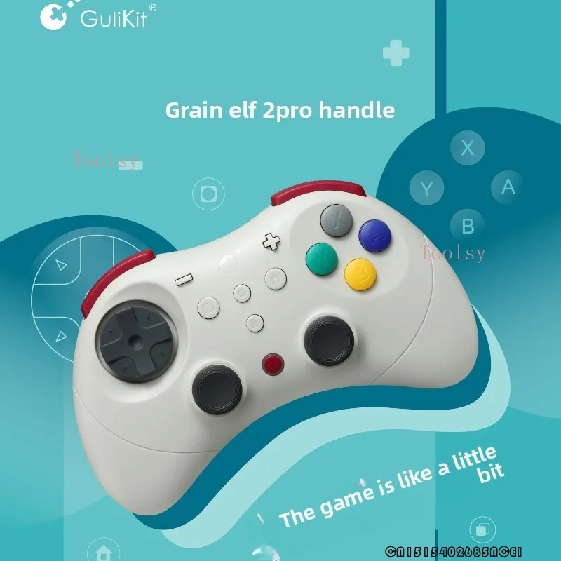 وحدة تحكم الألعاب اللاسلكية GuliKit NS59 Elves 2 Pro مع عصا التحكم في القاعة لنينتندو سويتش / أندرويد / الكمبيوتر / IOS