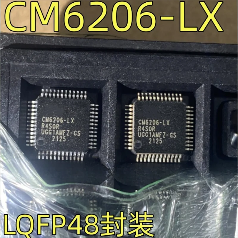 

2PCS CM6206-LX LQFP48 packaged channel audio codec IC chip with good integrated circuit quality