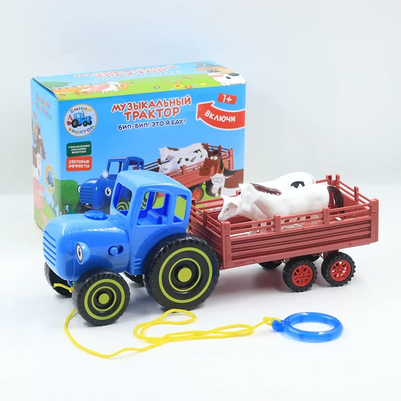 Tractor Toy Car with Farm Animal Models Early Educational Toy Great Gift for Pretend Play and Early Developmental Learning