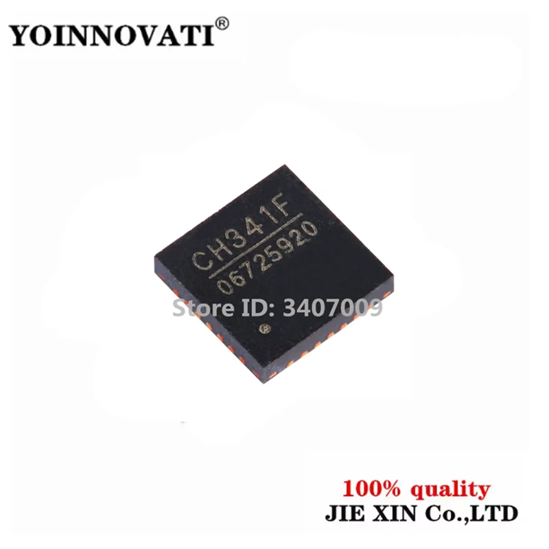 

5 шт./лот CH341F CH342F CH392F CH549F CH579F CH582F CH343P CH334H CH334P CH9102F CH9102X QFN-28 QFN-24 QFN-16 аудиоусилитель
