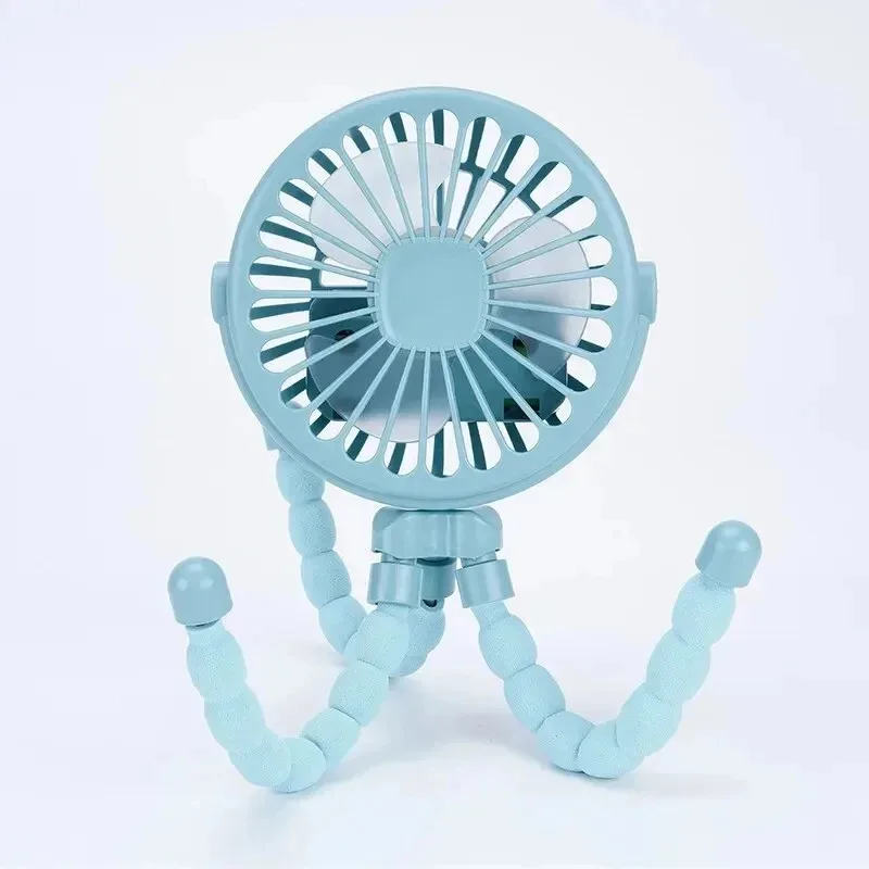 

Octopus handheld fan, portable desktop low-noise mini folding small fan