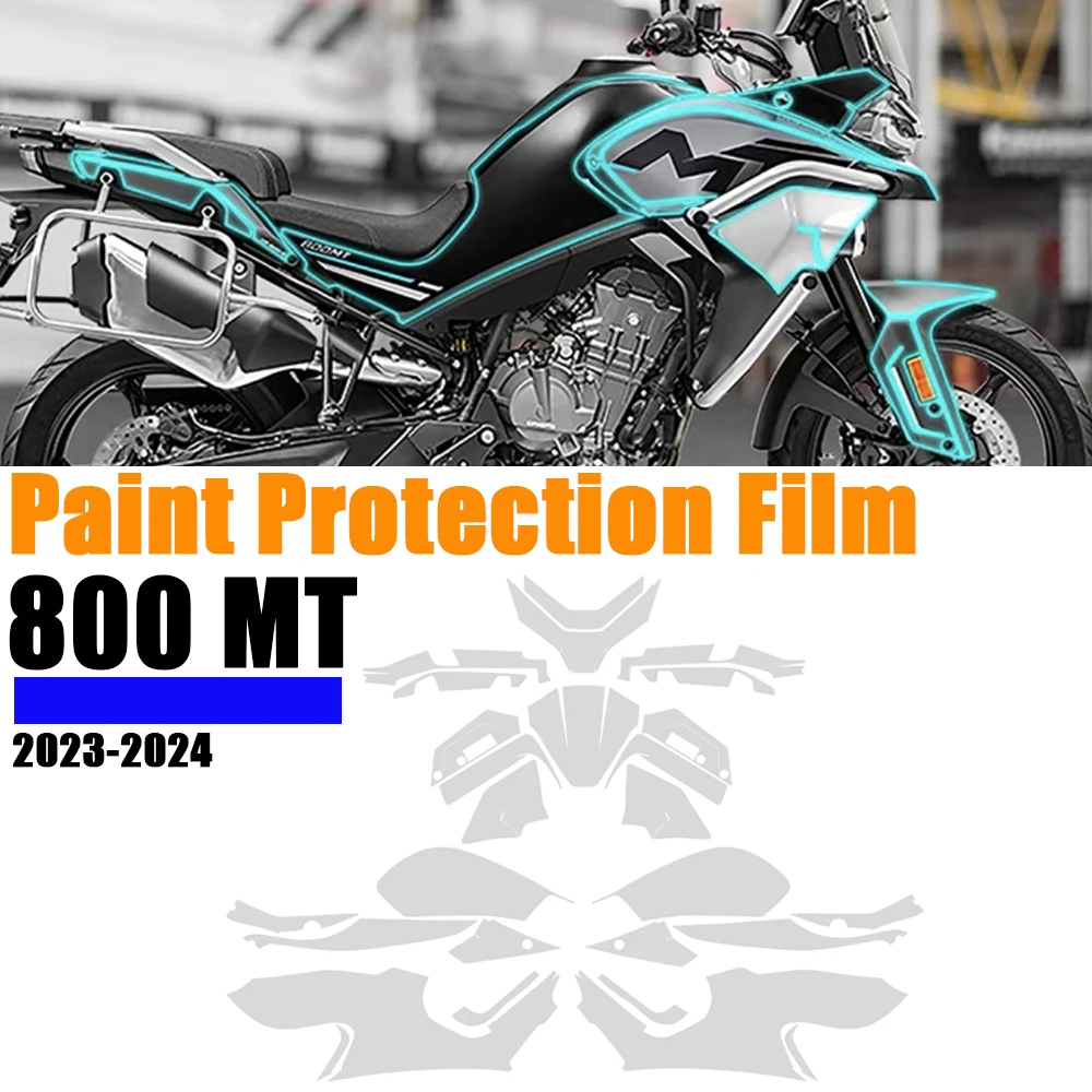 

For CFMOTO 800MT NEW Accessories Protective Film 800 MT TPU Film Transparent Sticker Full Wrap Tank Paint Fairing Protection Kit