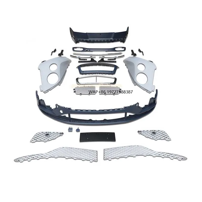 

Fiberglass Front Bumper Grills Car Fenders Body Kit for Continental Gt Gtc 2012 Old Style Upgrade to 2017 Year