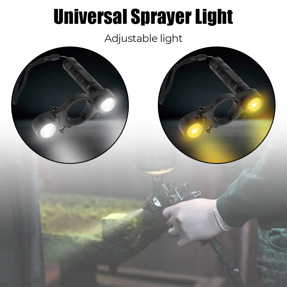 

Universal Spray Light Adjustable Rechargeable Fill-in Light Airbrush Lighting for Sprayer Tool Portable Spraying Machine Light