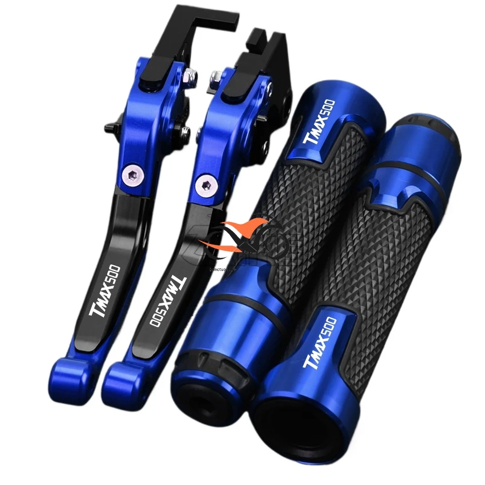 

7/8" 22MM Handle Grips Motorcycle For Yamaha TMAX500 TMAX-500 2001- 2007 2008-2018 2017 2016 2015 2014 2013 Brake Clutch Lever
