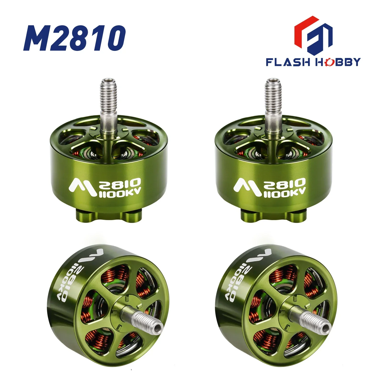 FLASHHOBBY M2810 1100kv 3-6S RC Brushless Motor or Drone FPV Racing MultiRotor Spare Parts Accessories