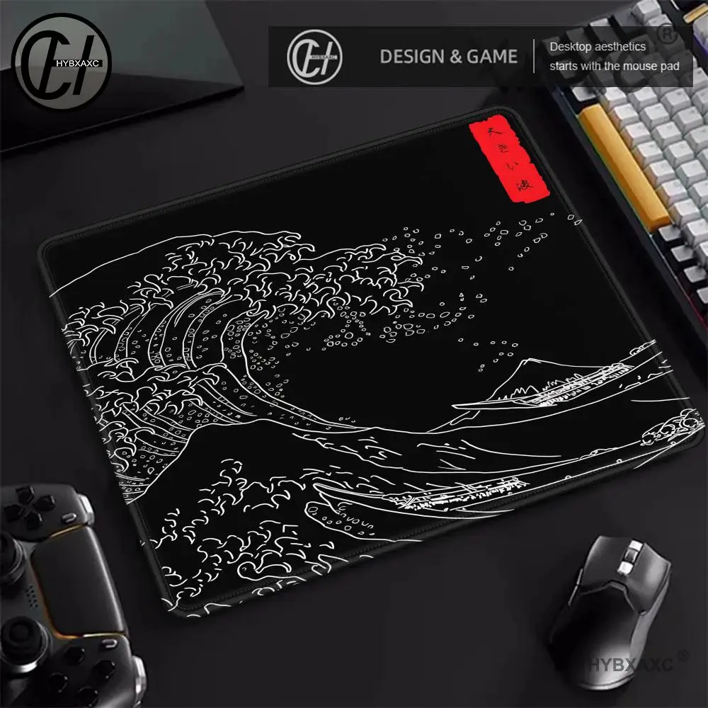 

The Great Wave Art Design Small Mousepad Office Speed DeskMat 40x45cm PC Computer Game Keyboard Pad XS Rubber Anti-slip Mice Mat