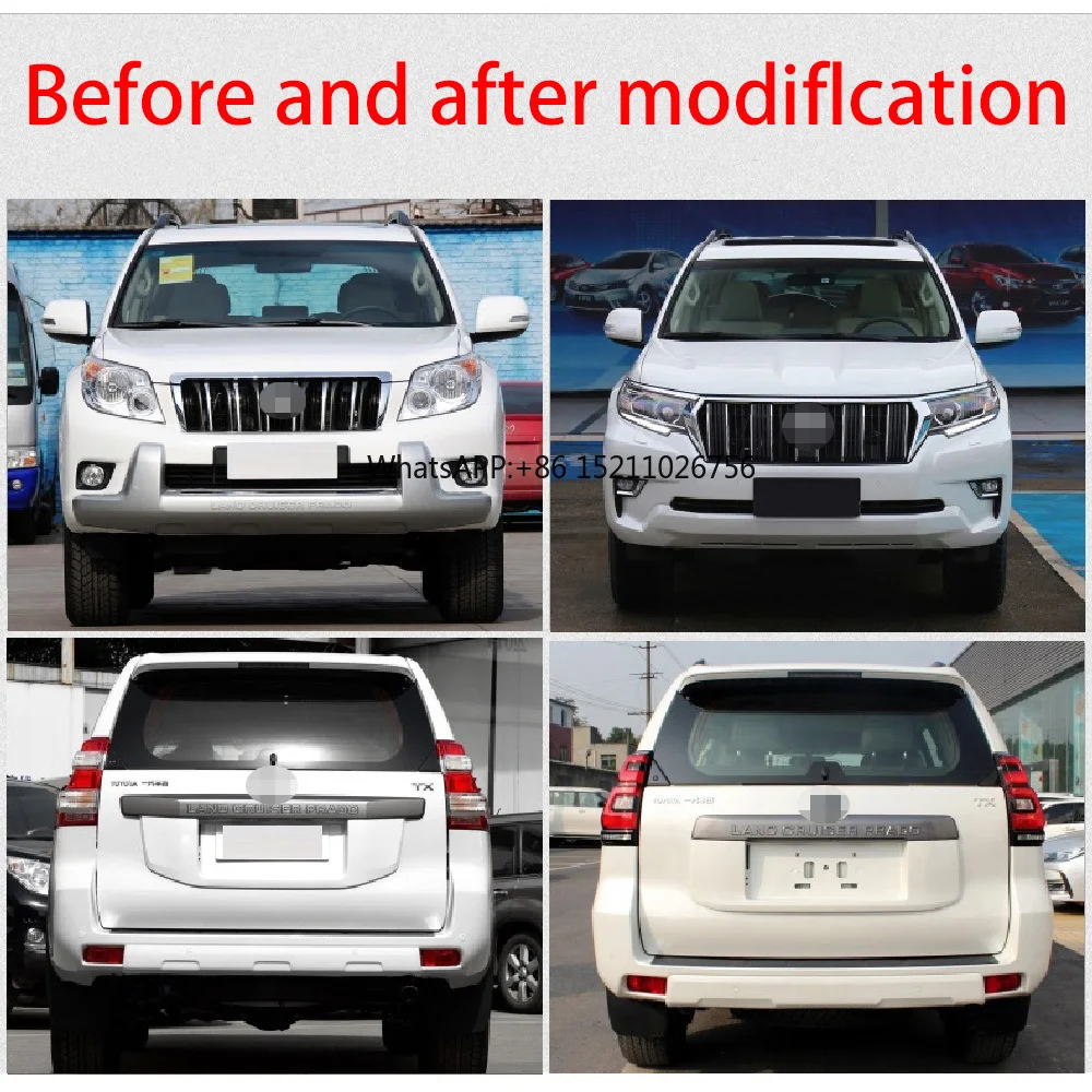 2018 High Quality Land Cruiser Upgrade Facelift LC150 Body kit For Toyota Land Cruiser PRADO 2010-2017 Upgrade 2018 Model