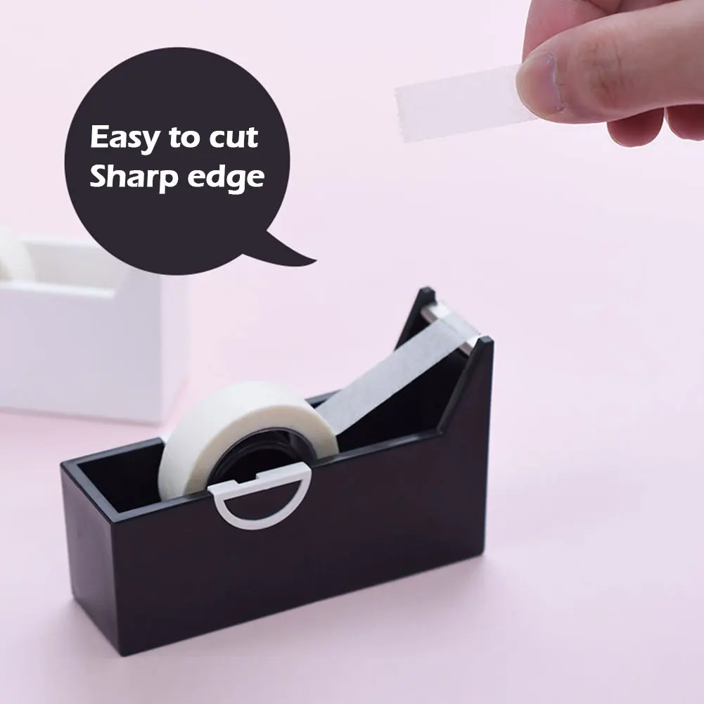 เครื่องขยายขนตาแบบหมุนได้ peralatan Rias สำหรับโรงเรียนสำนักงานที่ตัดเทปขนตาแบบทำมือกาวทำมือพลาสติกสำหรับบ้านใช้งานง่าย