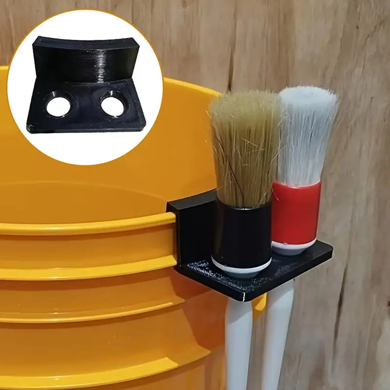 Car Wash Bucket Brush Holder Universal Cleaning Accessory Secure Attachment for Auto Detailing and Interior Care